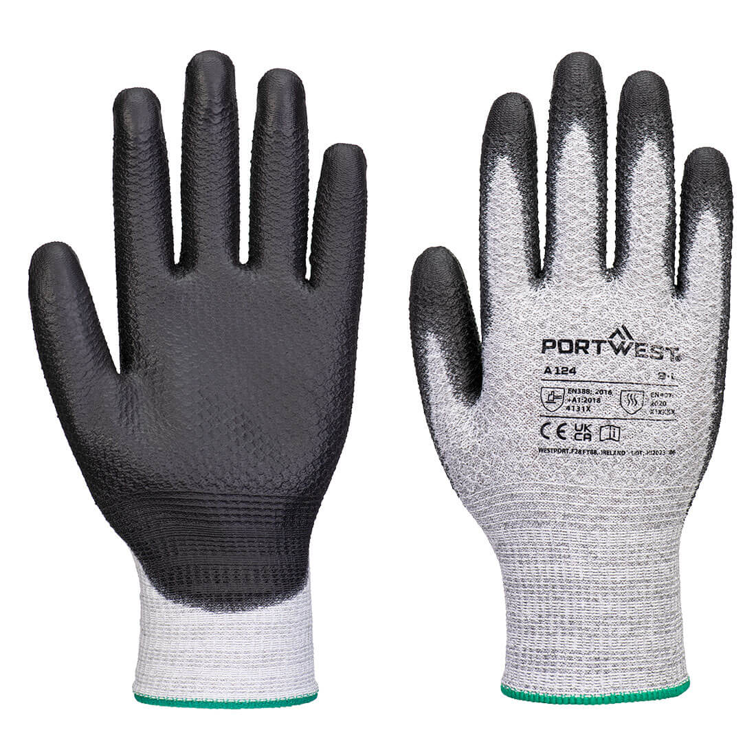 A124 - Guanto Grip 13 in PU Diamond Knit (Pk12)