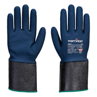 A304 - Guanto Grip C13 in schiuma di nitrile con polsino esteso