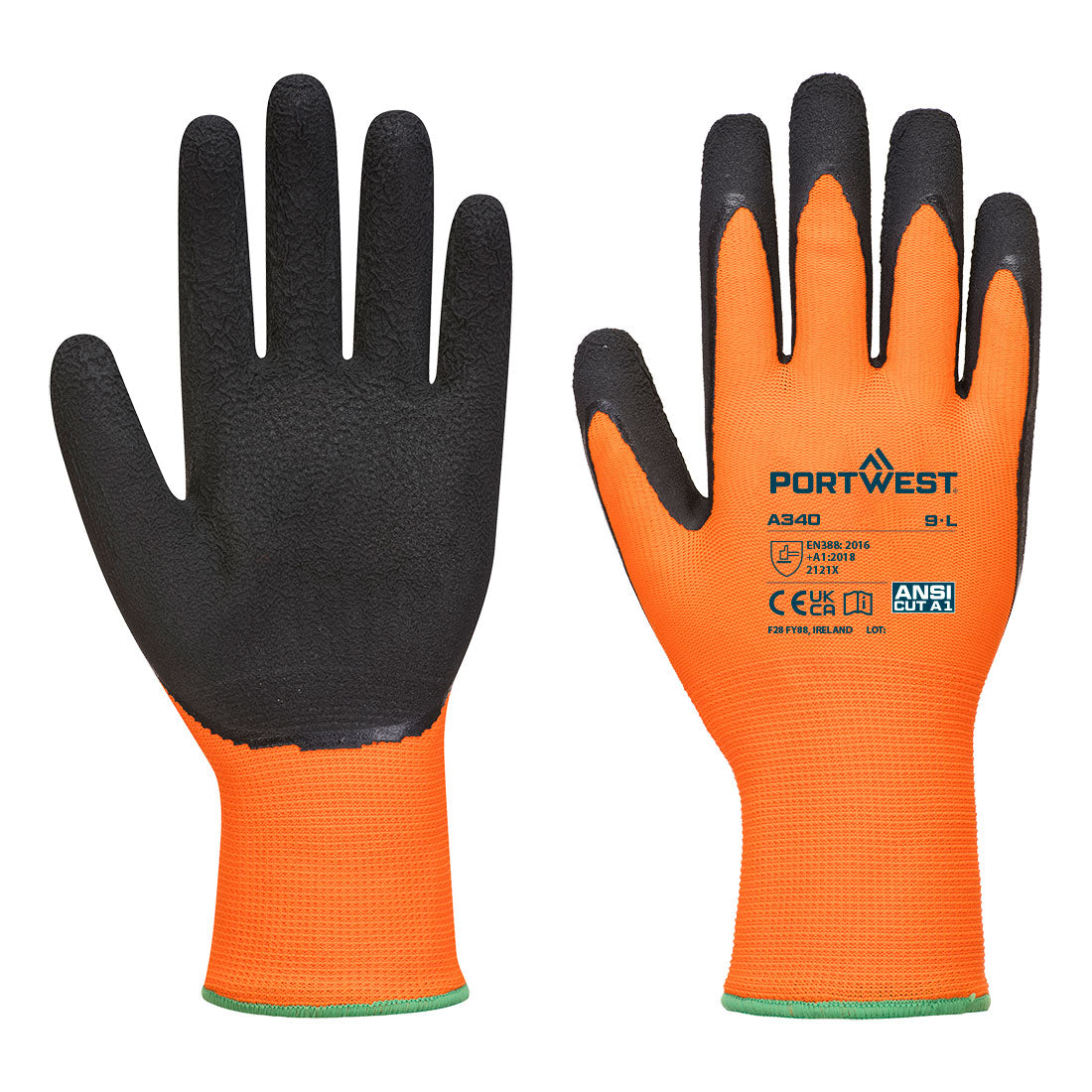 A340 - Guanti Grip Hi-Vis - Lattice