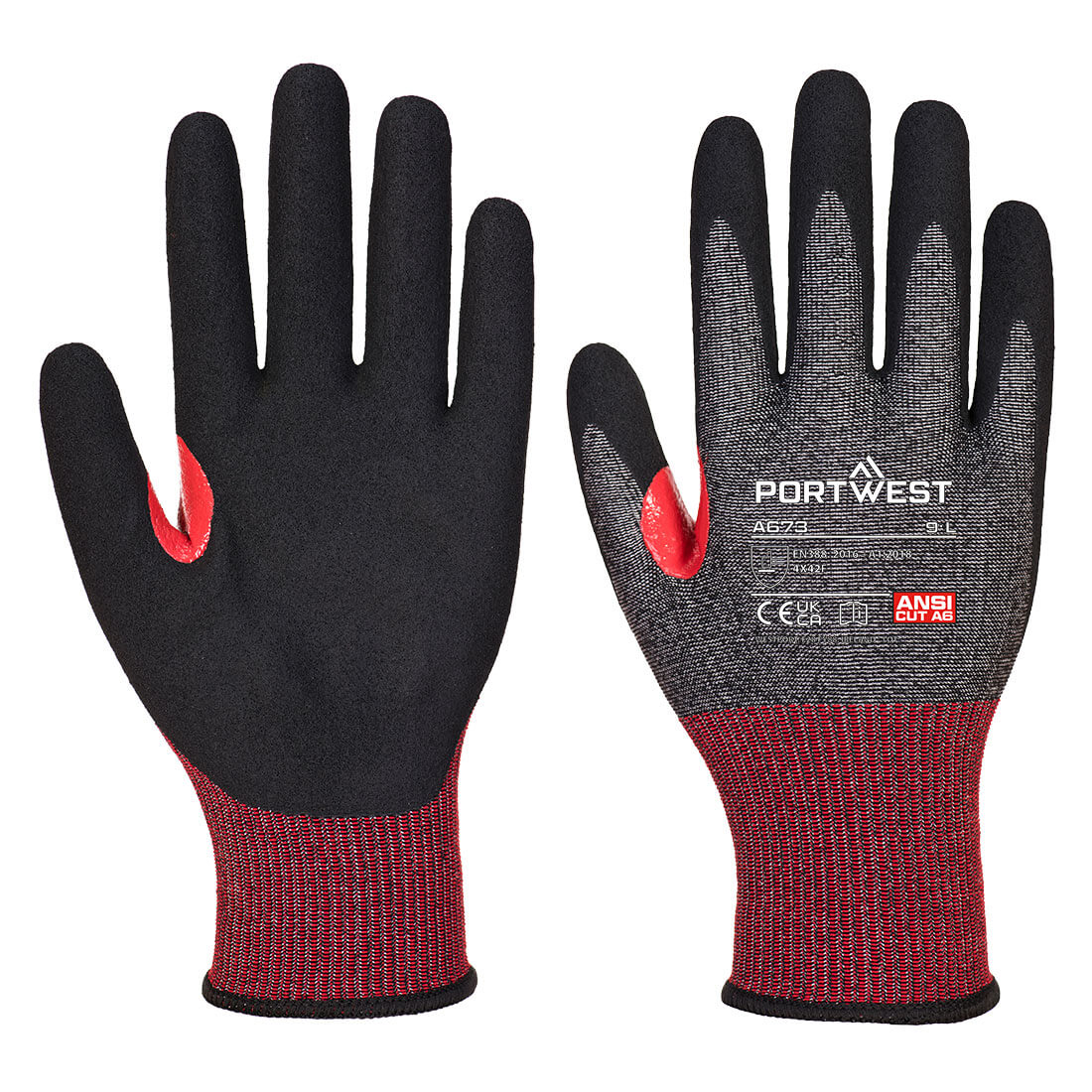 A673 - Guanto nitrile anti taglio CS F18