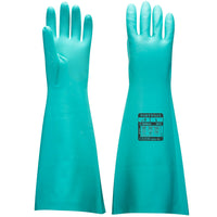 A813 - Guanti protezione in nitrile lunghezza extra