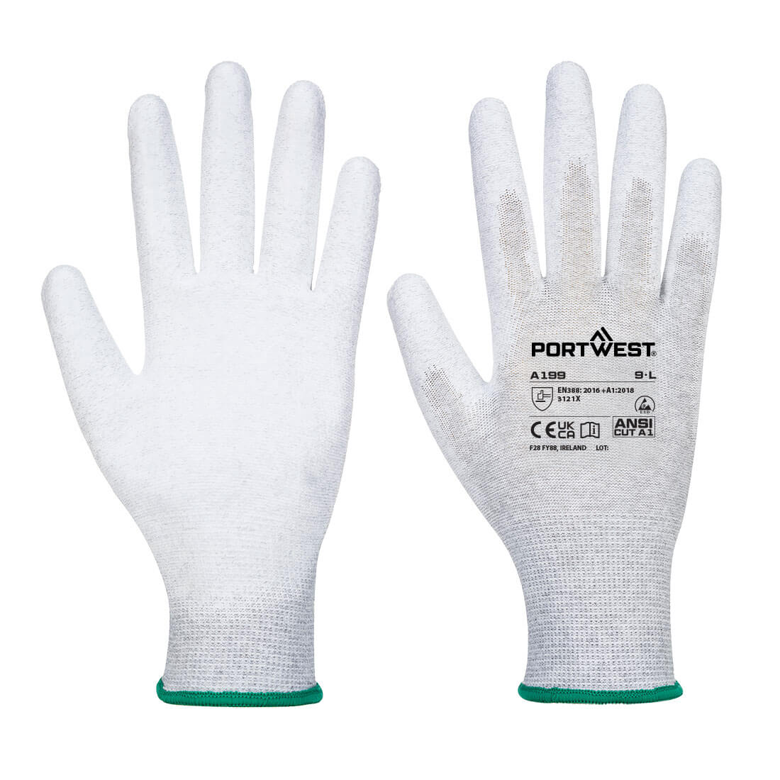 AB199 - ESD 13 PPalmo in Poliestere Essential Multipack (Pk12)