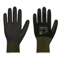 AP10 - NPR15 guanto in bambu spalmato in schiuma di nitrile - confezione da 12.