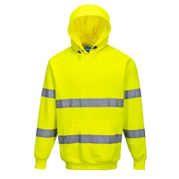 B304 - Felpa con cappuccio Hi-Vis