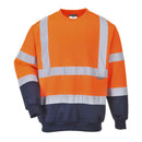 B306 - Felpa Bicolore HI-Vis