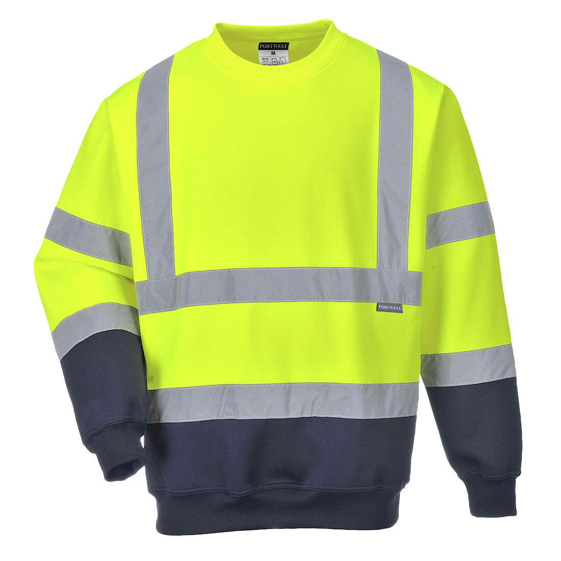 B306 - Felpa Bicolore HI-Vis
