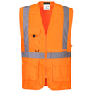 C357 - Gilet Executive ad alta visibilità con tasca per tablet