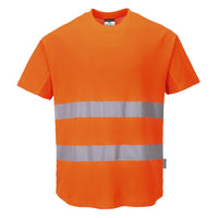 C394 - T-shirt Mesh Cotton Comfort Hi-Vis