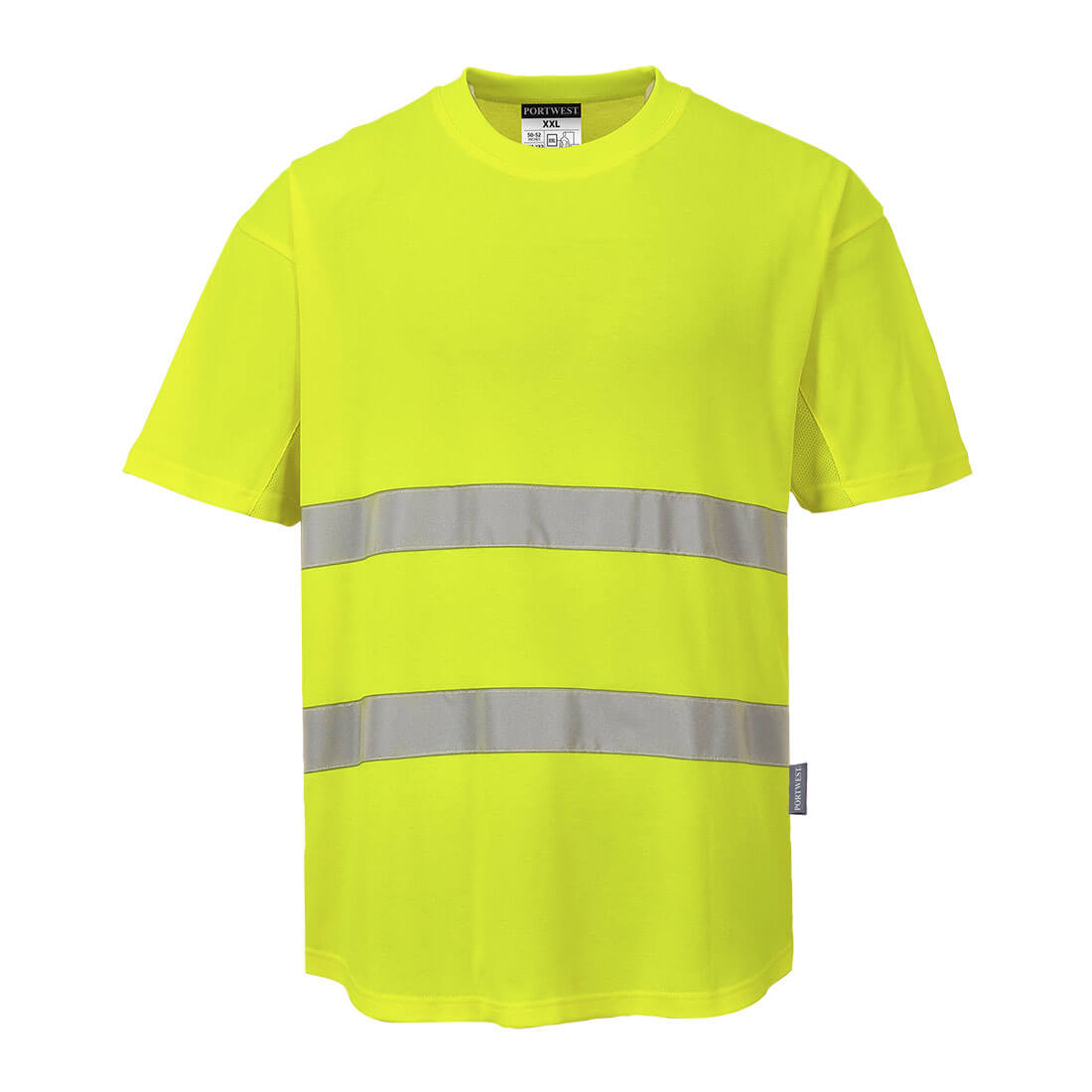 C394 - T-shirt Mesh Cotton Comfort Hi-Vis
