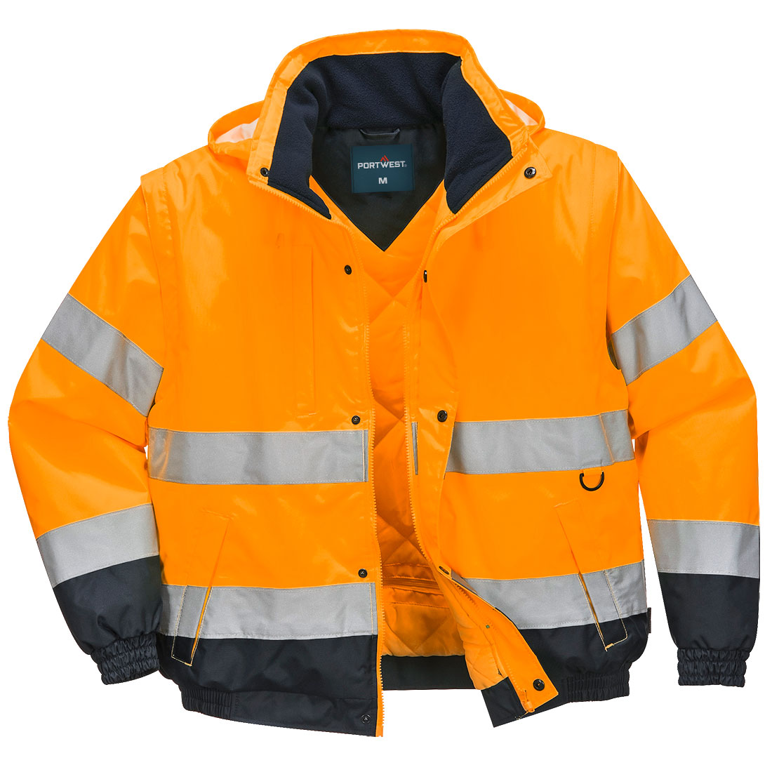 C468 - Bomber 2 in 1 Hi-Vis