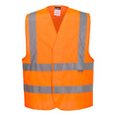 C470 - Gilet una banda orizzontale e due verticali Hi-Vis