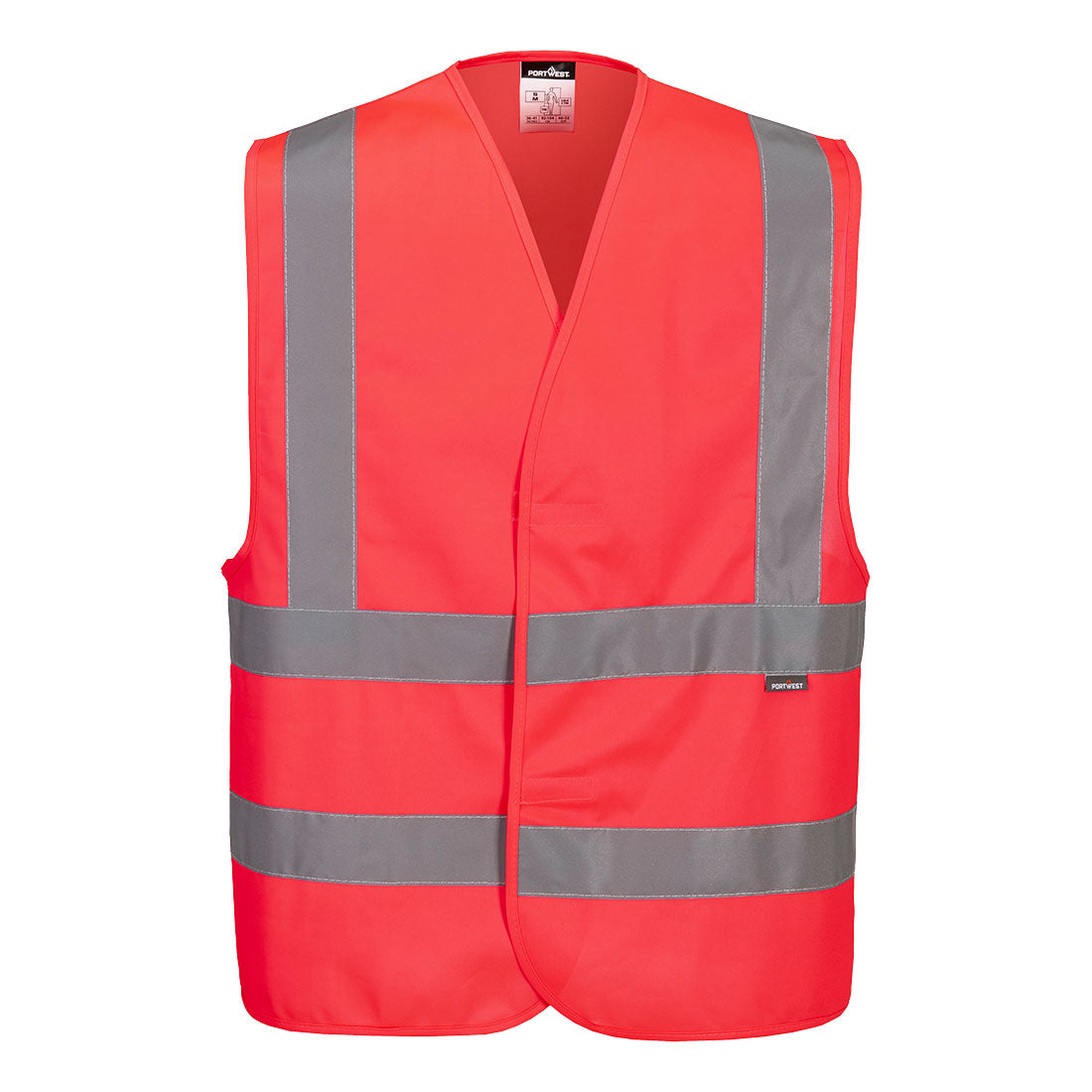 C470 - Gilet una banda orizzontale e due verticali Hi-Vis