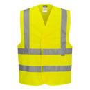 C470 - Gilet una banda orizzontale e due verticali Hi-Vis