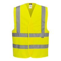 C470 - Gilet una banda orizzontale e due verticali Hi-Vis