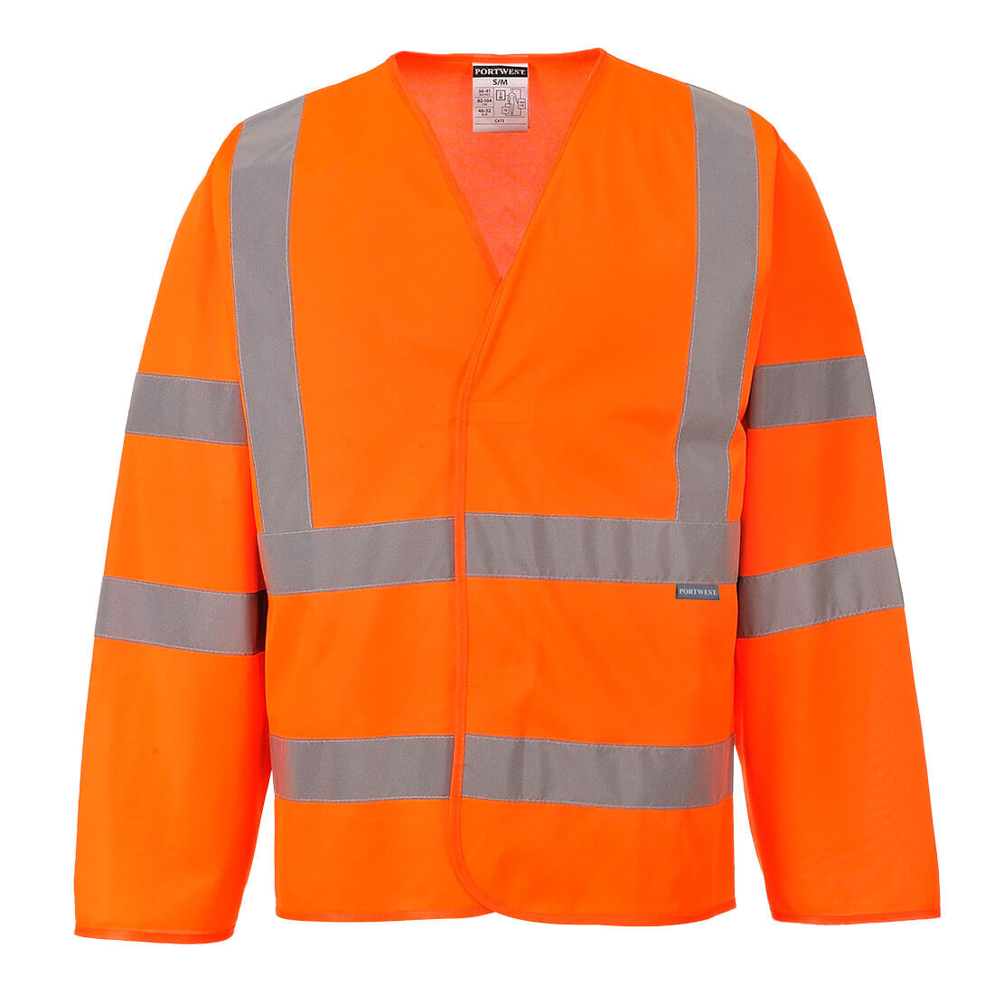 C473 - Giacca con due bande e bretelle Hi-Vis
