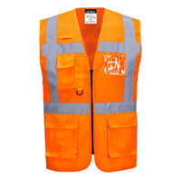 C496 - Gilet Executive Madrid Mesh Hi-Vis