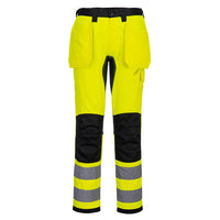 CD889 - Pantaloni con tasca Holster staccabile ad alta visibilità WX2 Eco
