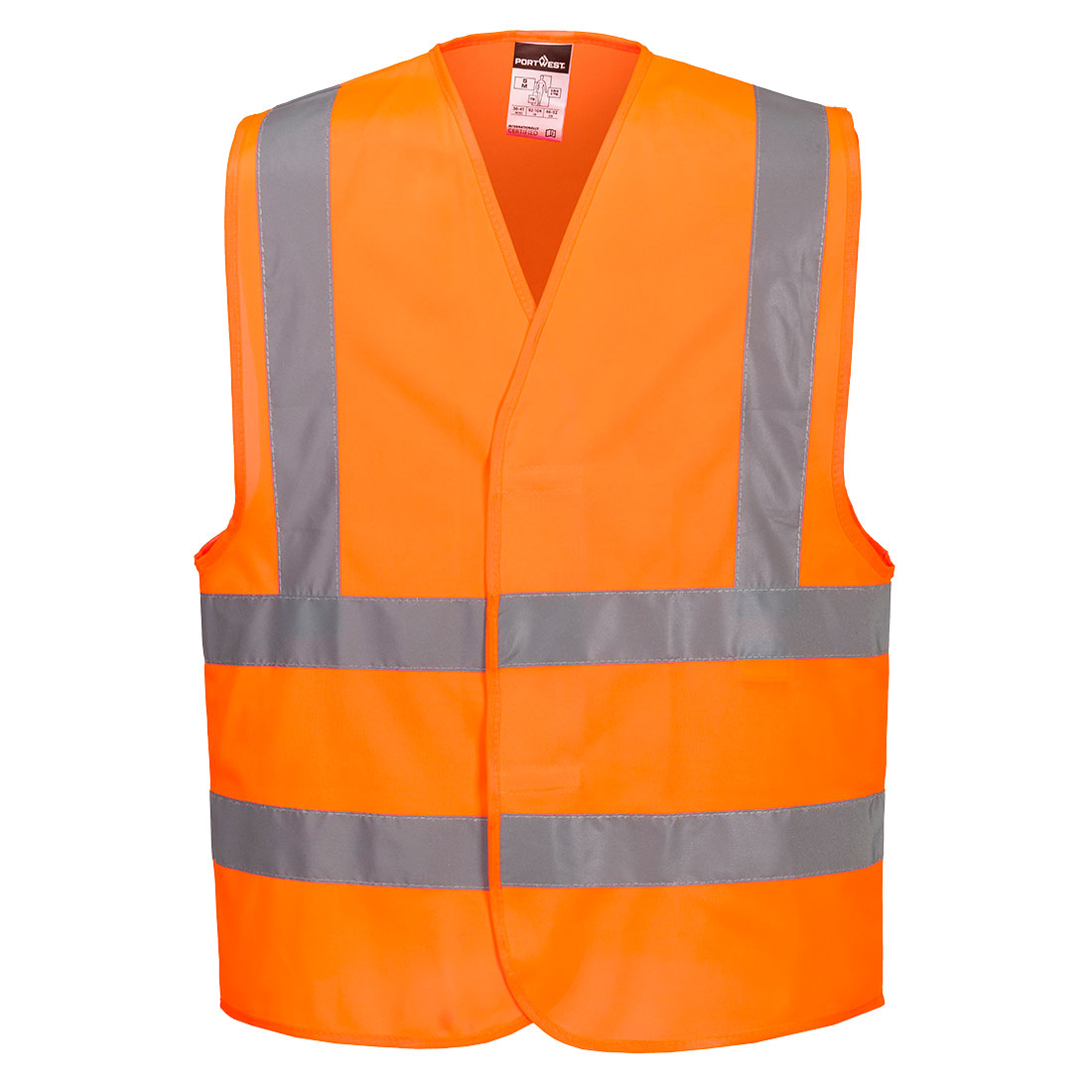ES470 - ES1 Essential Gilet una banda orizzontale e due verticali Hi-Vis