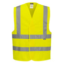 ES470 - ES1 Essential Gilet una banda orizzontale e due verticali Hi-Vis