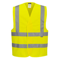 ES470 - ES1 Essential Gilet una banda orizzontale e due verticali Hi-Vis