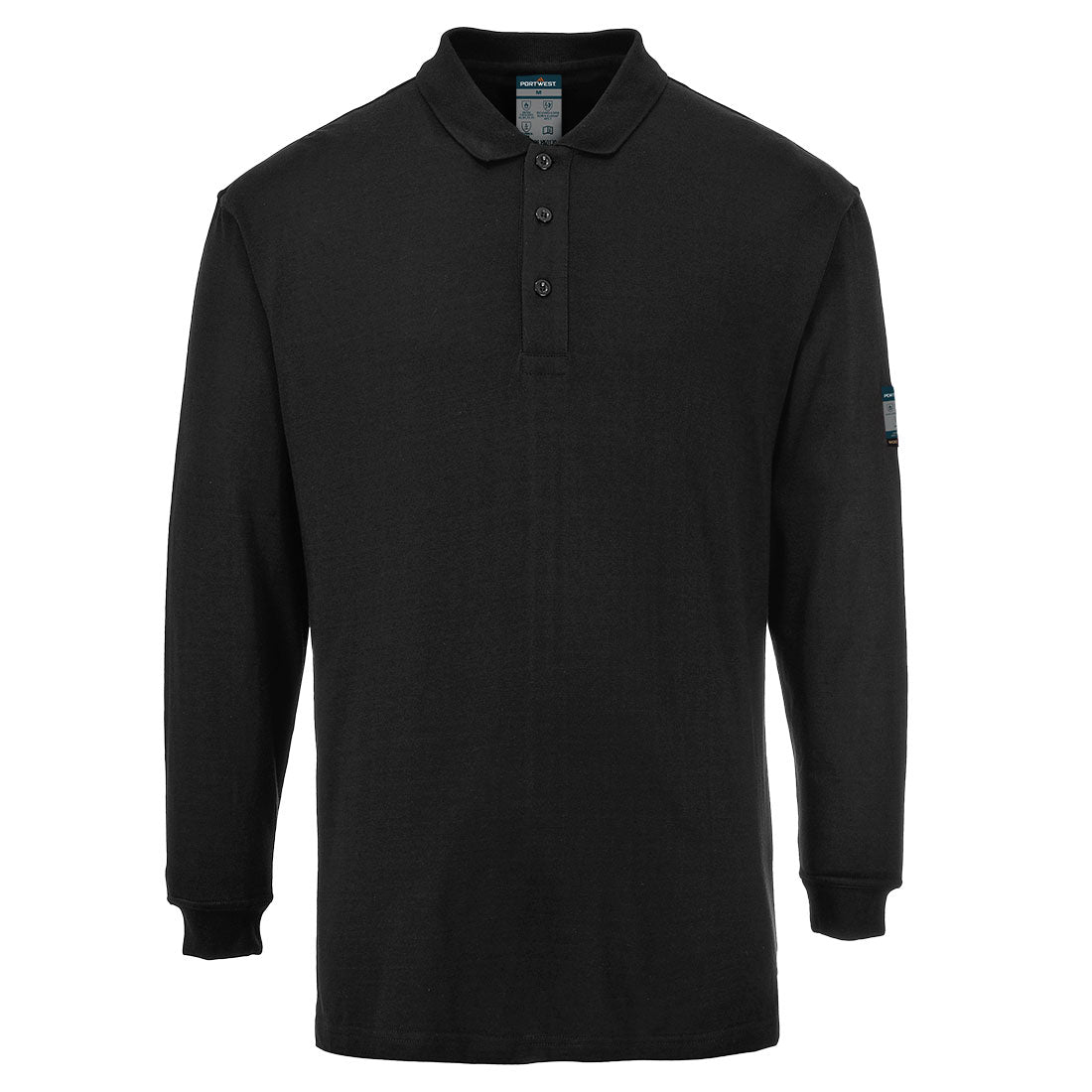 FR10 - Polo manica lunga FR Modaflame antistatica