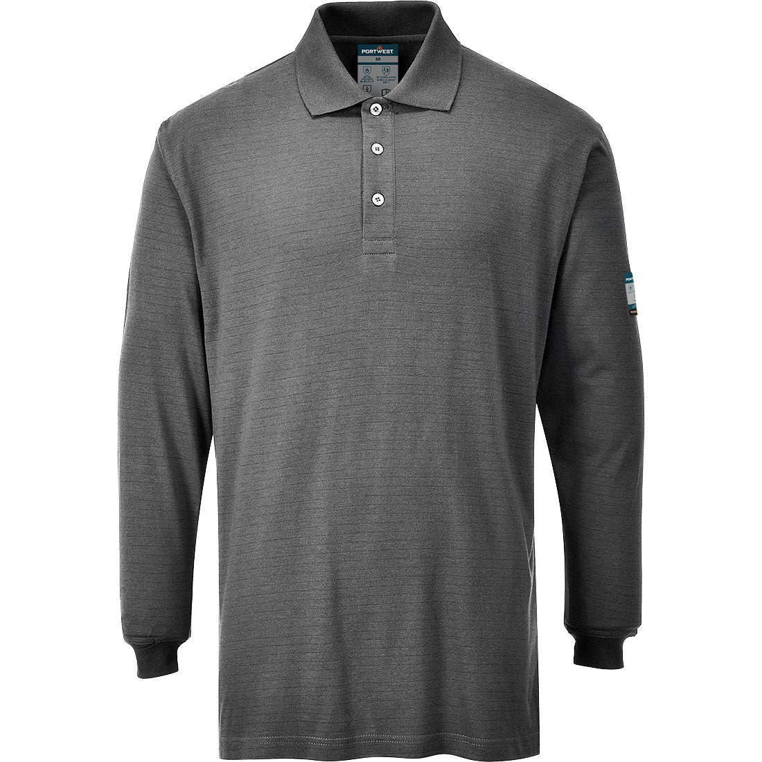 FR10 - Polo manica lunga FR Modaflame antistatica
