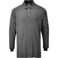 FR10 - Polo manica lunga FR Modaflame antistatica