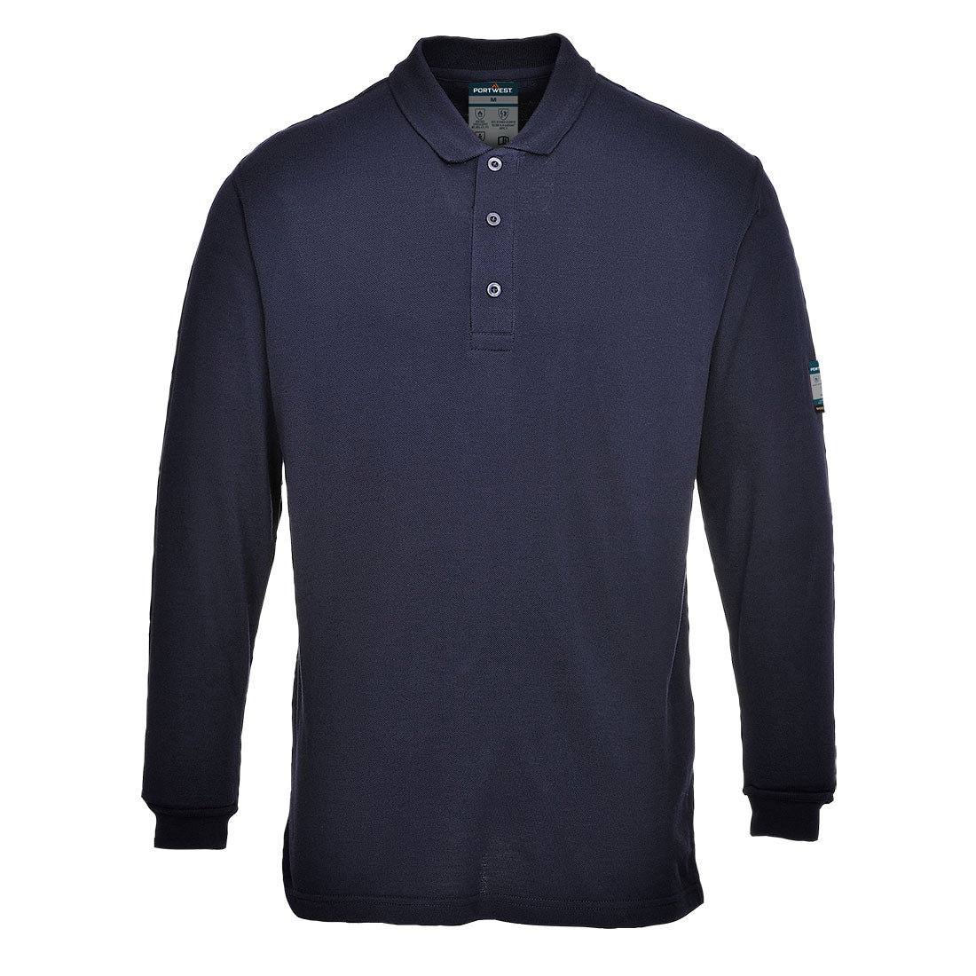 FR10 - Polo manica lunga FR Modaflame antistatica