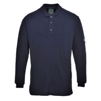 FR10 - Polo manica lunga FR Modaflame antistatica