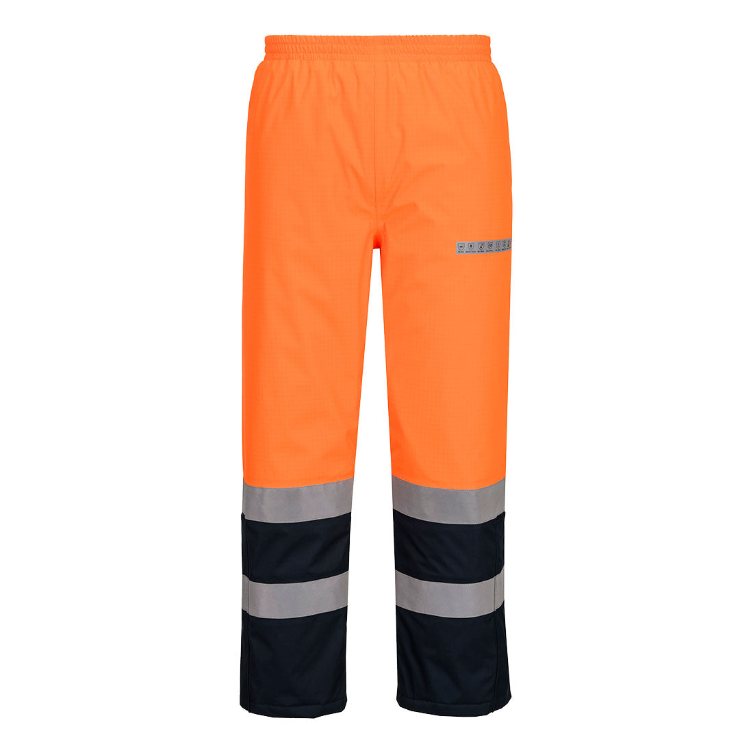 FR434 - Pantaloni invernali Bizflame Rain+ Hi-Vis Multi-Norma a contrasto