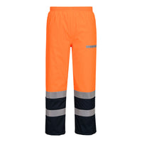 FR434 - Pantaloni invernali Bizflame Rain+ Hi-Vis Multi-Norma a contrasto
