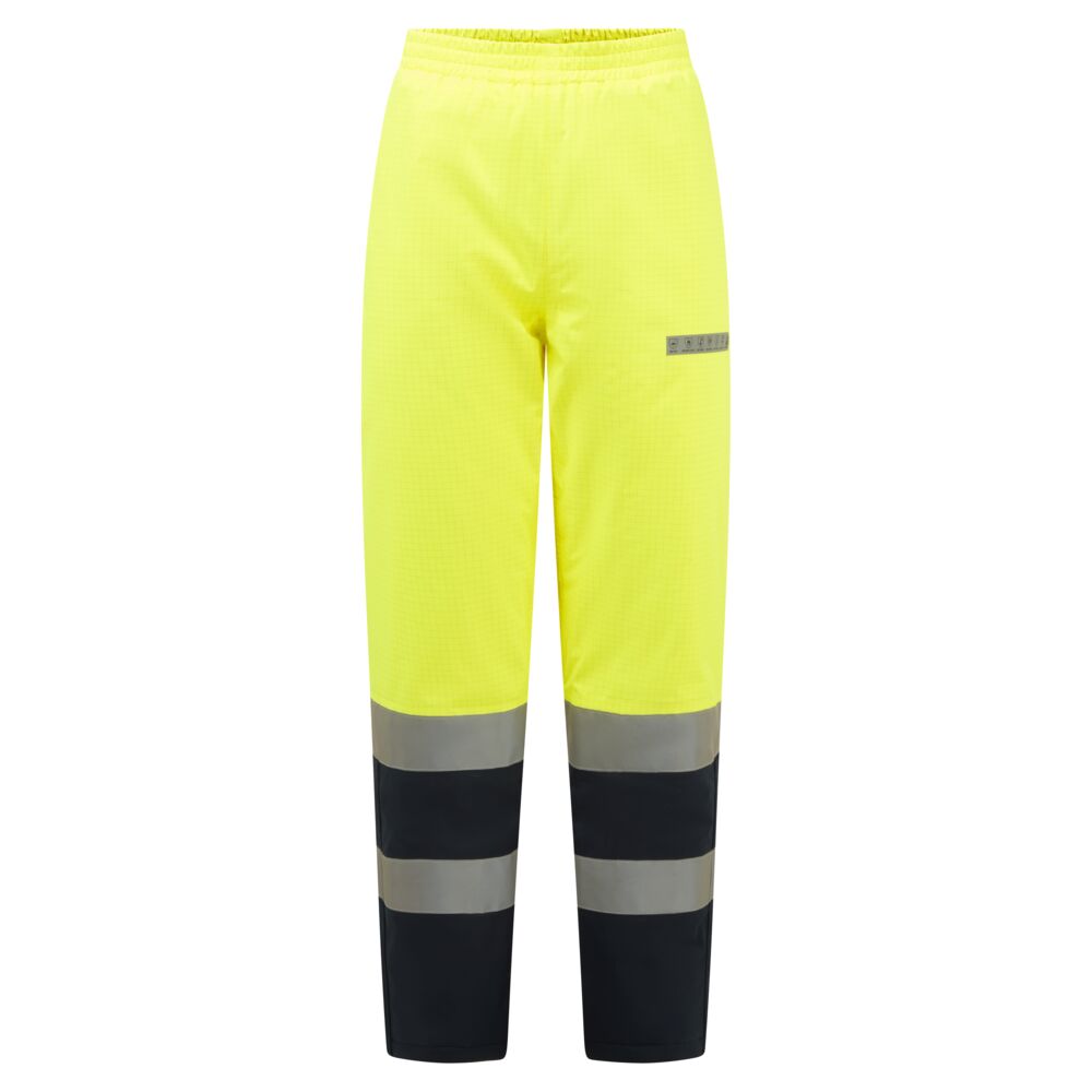 FR434 - Pantaloni invernali Bizflame Rain+ Hi-Vis Multi-Norma a contrasto