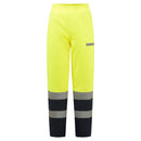 FR434 - Pantaloni invernali Bizflame Rain+ Hi-Vis Multi-Norma a contrasto