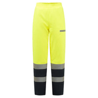 FR434 - Pantaloni invernali Bizflame Rain+ Hi-Vis Multi-Norma a contrasto