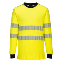 FR701 - PW3 Modaflame Knit Hi-Vis FR Maglietta a maniche lunghe