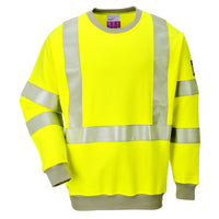 FR72 - Felpa FR Modaflame antistatica Hi-Vis