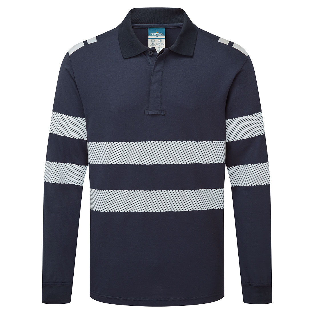 FR733 - Polo manica lunga PW3 FR Modaflame