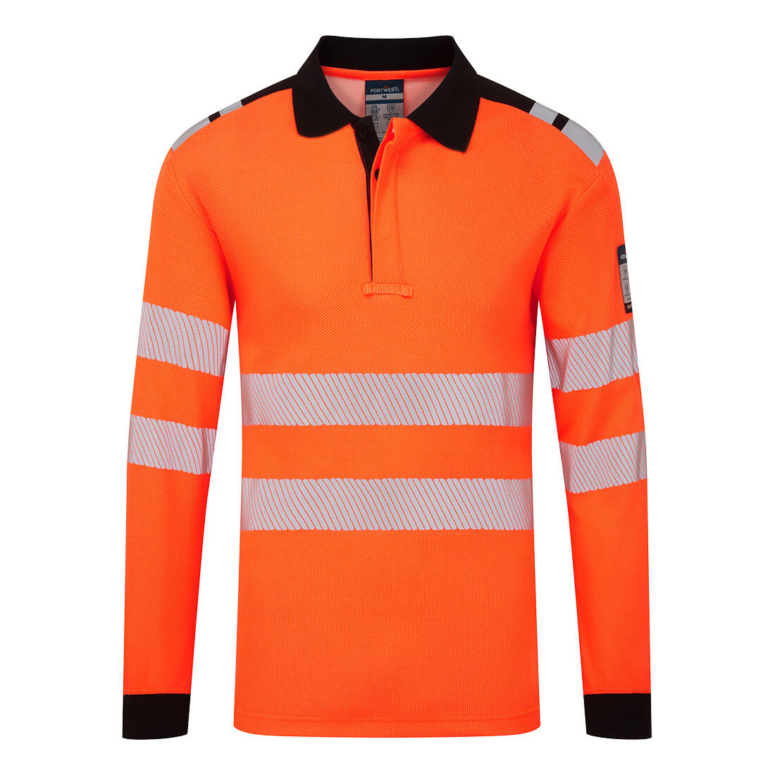 FR734 - Polo manica lunga PW3 Modaflame Knit HVO