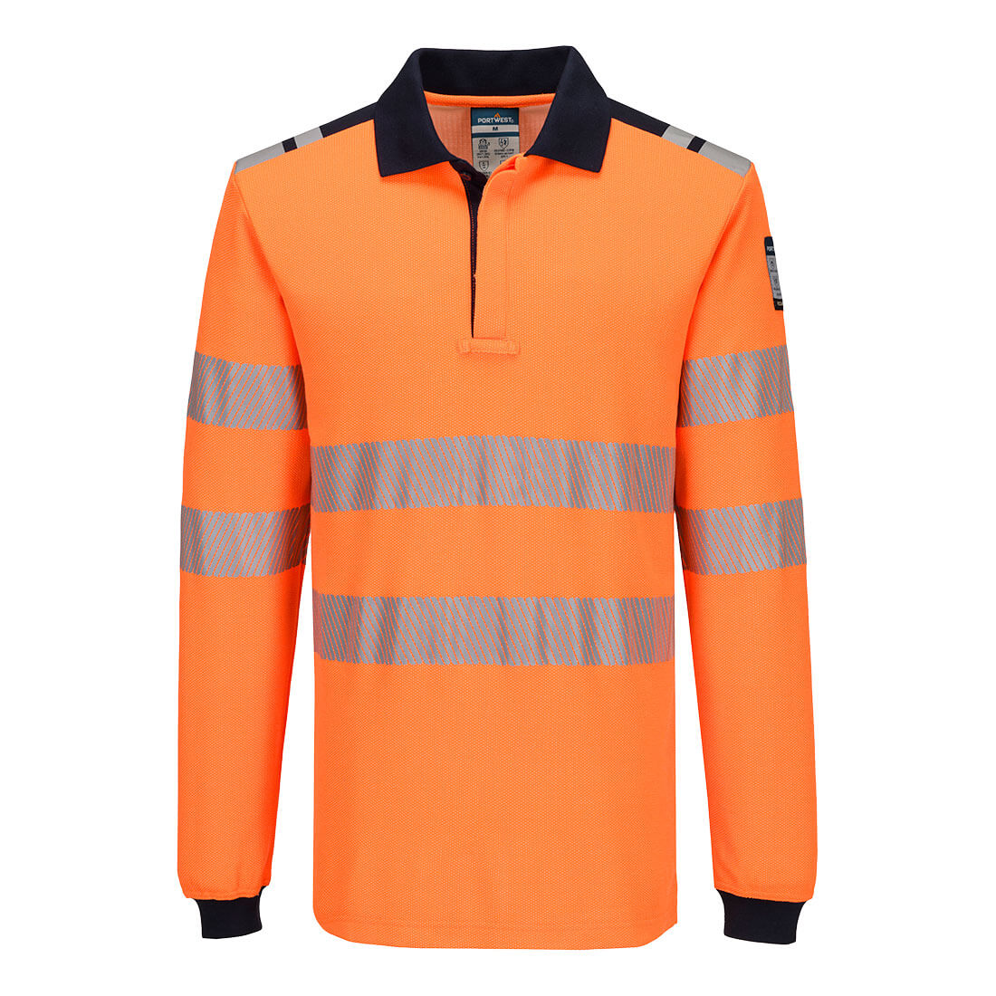 FR734 - Polo manica lunga PW3 Modaflame Knit HVO