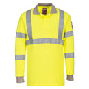 FR77 - Polo manica lunga FR Modaflame antistatica Hi-Vis