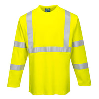 FR96 - T-Shirt maniche lunghe FR Modaflame Hi-Vis