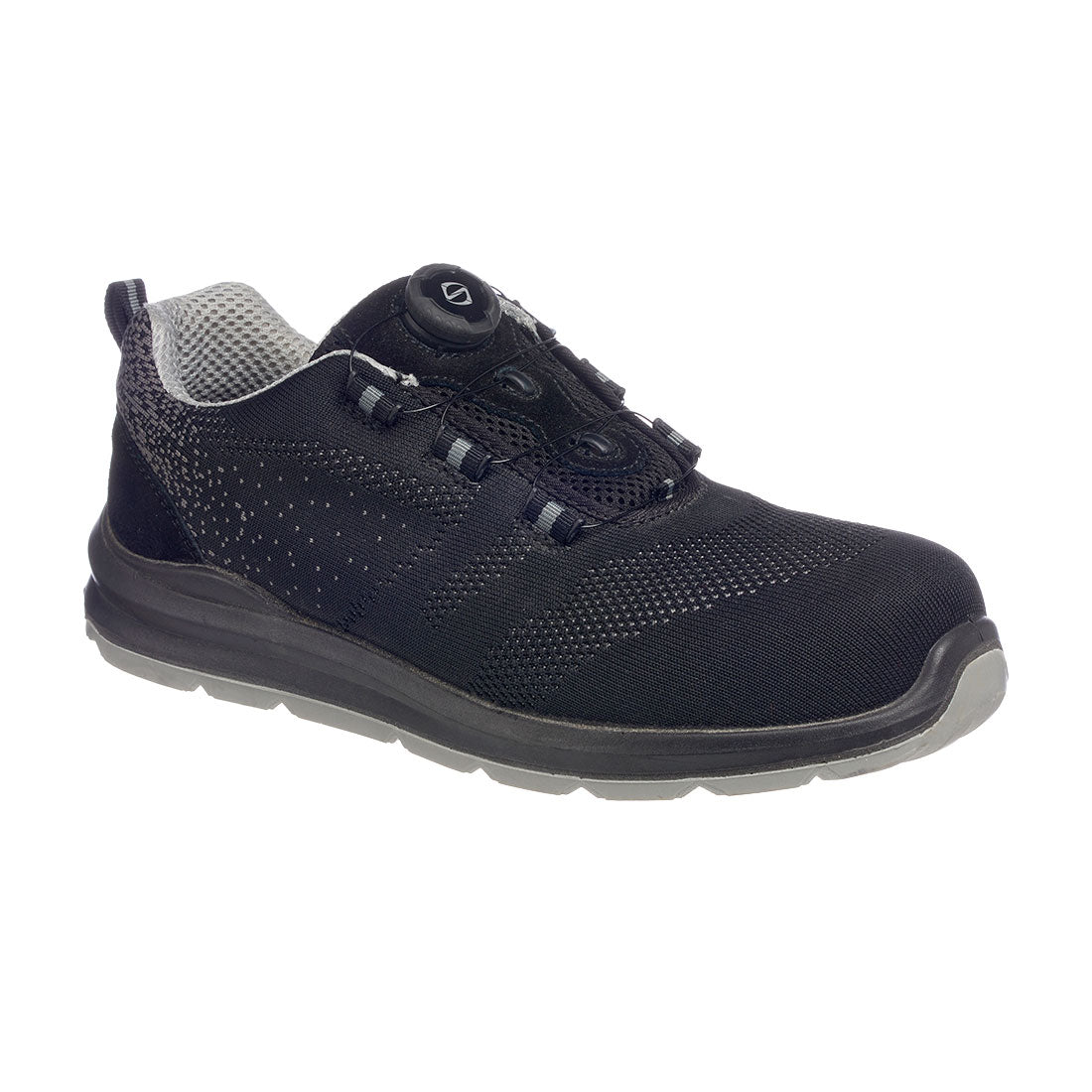 FT08 - SCARPA SPORTIVA CON LACCI DI SICUREZZA TRAINER KNIT S1P