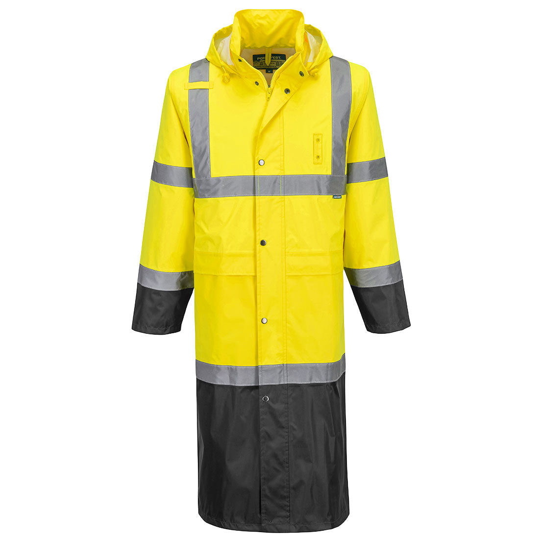 H446 - Hi-Vis Contrast Raincoat 122cm