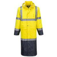 H446 - Hi-Vis Contrast Raincoat 122cm