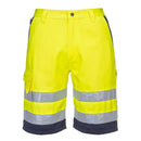 L043 - Bermuda alta visibilità leggere Poly-cotton