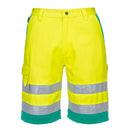 L043 - Bermuda alta visibilità leggere Poly-cotton