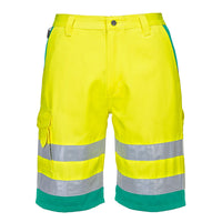 L043 - Bermuda alta visibilità leggere Poly-cotton