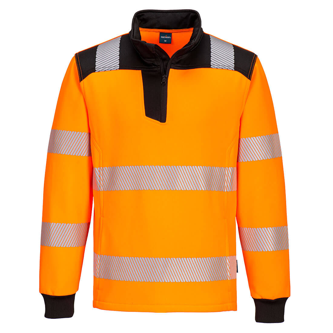 PW326 - Hi-Vis 1/4 Zip Sweatshirt PW3