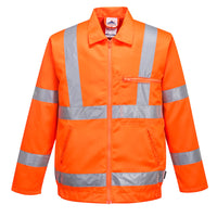 RT40 - Giacca Poliestere-cotone RIS Hi-Vis