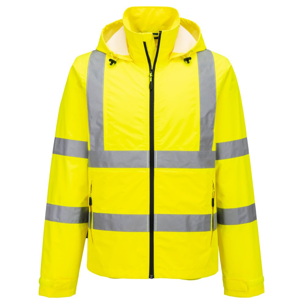 S164 - Giacca leggera pieghevole Hi-Vis